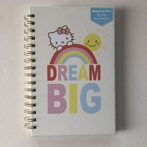 Sanrio Hello Kitty Dream Big 160 Lined Pages 5.5" x 8.5" Spiral Notebook